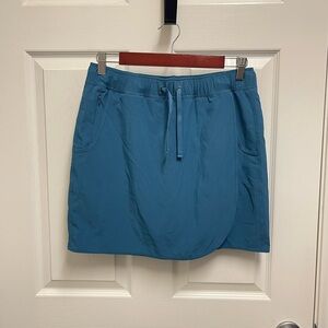 Patagonia Teal Wrap Front Skort